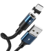 Remax Zigie Magnetic Cable USB For micro USB 3A 1.2m black (RC-102m black)