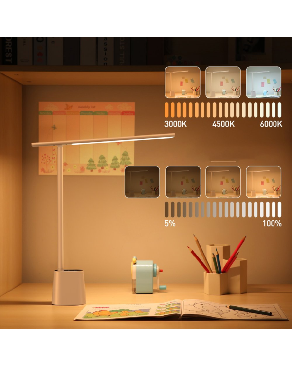 Baseus Smart Eye folding desk lamp rechargeable (white)