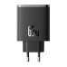 Настенное зарядное устройство Baseus OS-Cube Pro 2xUSB-C + USB, 65 Вт (черный)