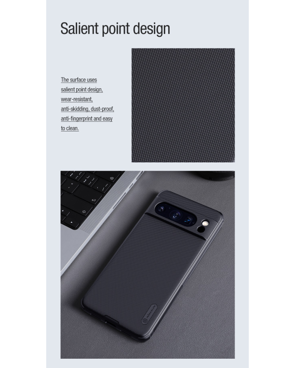 Дополнительное изображение книги «Магнитная задняя крышка Nillkin Super Frosted PRO для Google Pixel 8 Pro Black»