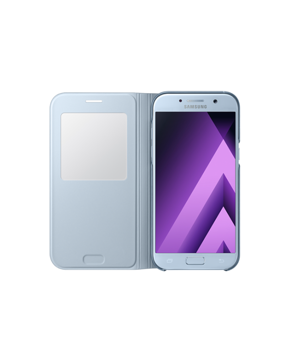 Samsung EF-CA520PLEGWW S View Чехол с окошком для Samsung A520 Galaxy A5 (2017) Синий