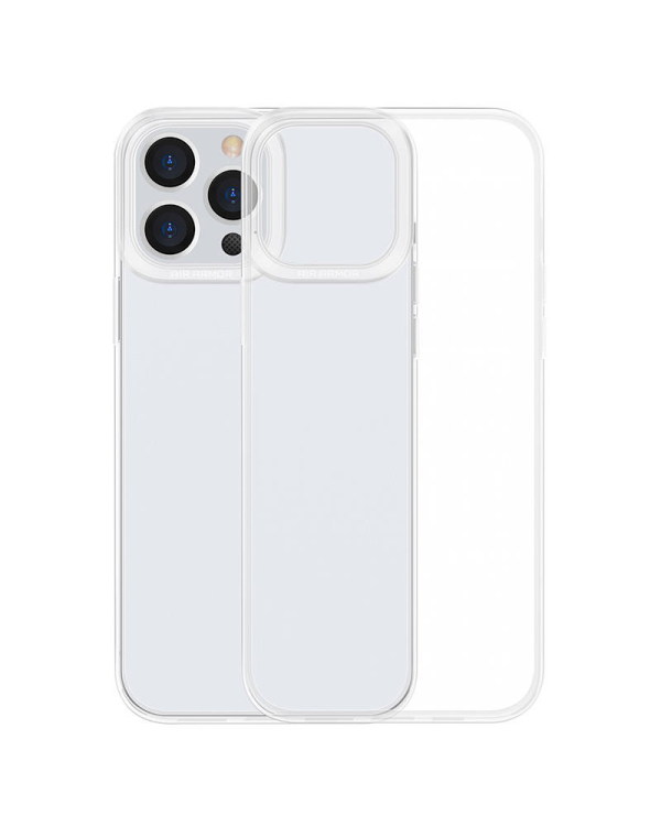 Baseus Simple Transparent Case for iPhone 13 Pro Max (white)