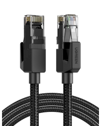 UGREEN NW135 Cat 6 U/UTP Braid Ethernet RJ45 Cable 3m (black)