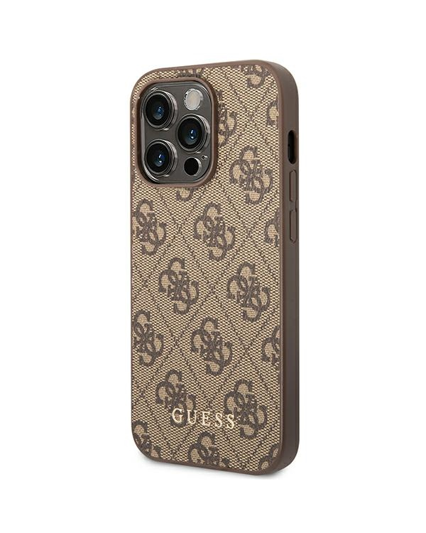 Чехол Guess GUHCP14LG4GFBR для iPhone 14 Pro 6,1" |коричневый