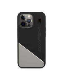 AMHCP13XWGDBK AMG Liquid Silicone Case for iPhone 13 Pro Max Black/Grey