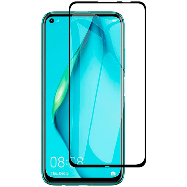 Fusion Full Glue 5D Tempered Glass Защитное стекло для экрана Huawei P40 Lite E Черное