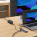 8 в 1 Baseus StarJoy USB-C to USB-C PD | 3x USB-A | HDMI | RJ-45 | SD TF - серый