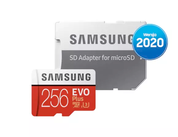 Memory card Samsung EVO Plus microSD 2020 256GB (MB-MC256HA/EU)
