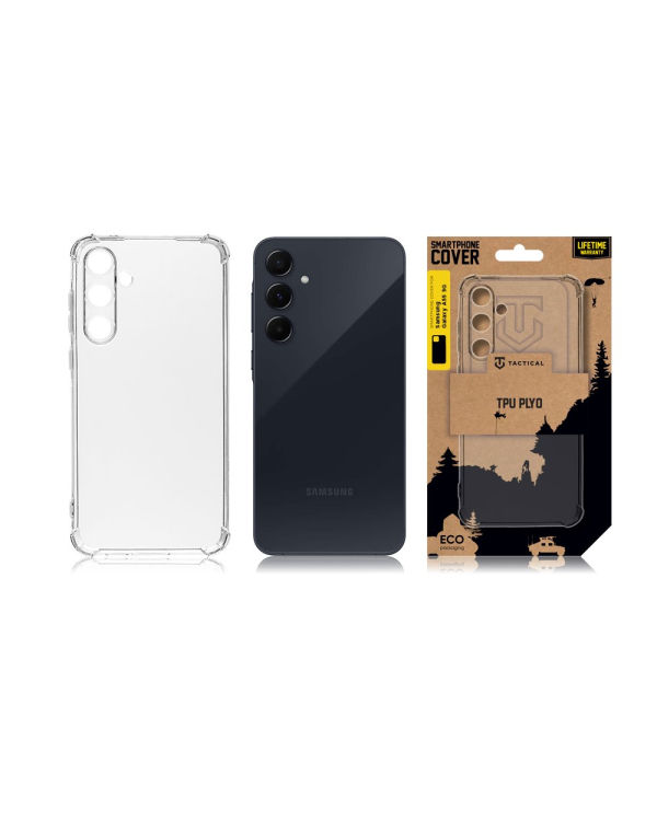Tactical TPU Plyo Cover for Samsung Galaxy A55 5G Transparent