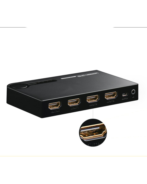 Ugreen switch splitter splitter switch HDMI - 3x HDMI 3D 4K 7.5 Gbps 36 bit per channel black (40234)