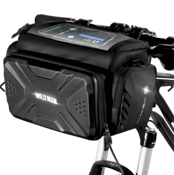 Wildman GS6 Сумка на руль велосипеда 4л черная