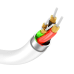 USB-C to USB-C cable Vipfan P05, 60W, PD, 2m (white)