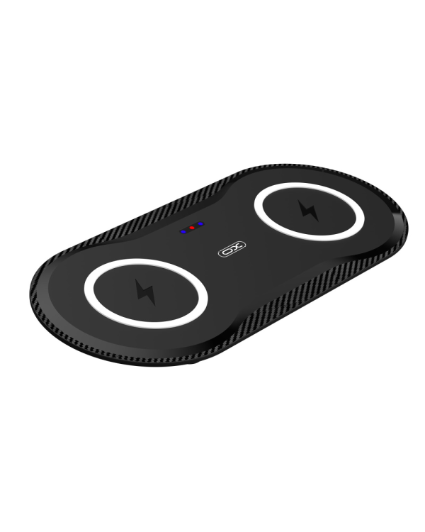 Беспроводное индуктивное зарядное устройство XO WX026 2in1 20 Вт черный