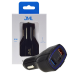 Автомобильное зарядное устройство JML CC-111 Quick Charge 3.0 / USB-C / 2 x USB / 3.1А / 30Вт черный
