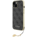 Guess GUHCP15SGF4GGR iPhone 15 6.1" szary|grey hardcase 4G Charms Collection