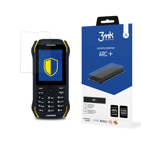 Обложка книги «MyPhone Hammer Delta - 3mk ARC+ screen protector»