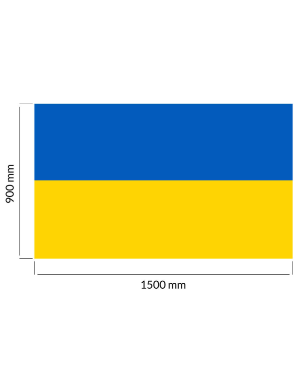 Флаг Украины (90x150 cm)