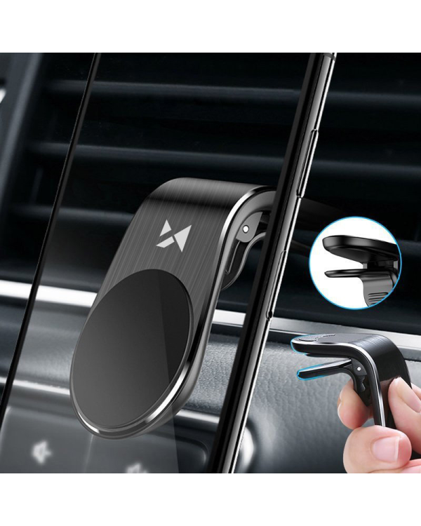 Wozinsky magnetic phone holder on the ventilation grille black (WCH-02)