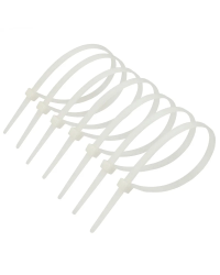 Кабельные стяжки 4 x 350 мм, белые 100 шт.