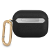 Guess case for AirPods Pro GUAPSASMK black Saffiano Script Metal Collection