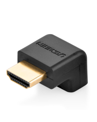 Fusion Универсальный Адаптер HDMI -> HDMI (90 down) Черный