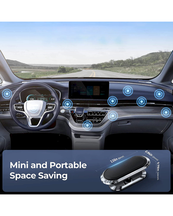 Joyroom Self Adhesive Magnetic Car Dashboard Mount Silver (JR-ZS227)