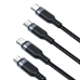 Многофункциональный кабель USB к USB-C 2x Lightning Micro Joyroom S-A18