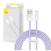 Дополнительное изображение книги «Baseus Динамический кабель USB - Lightning, 2.4A, 2м (фиолетовый)»