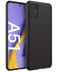 Fusion Soft Matte Back Case Силиконовый чехол для Samsung A515 Galaxy A51 Черный