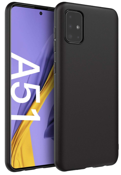 Fusion Soft Matte Back Case Силиконовый чехол для Samsung A515 Galaxy A51 Черный