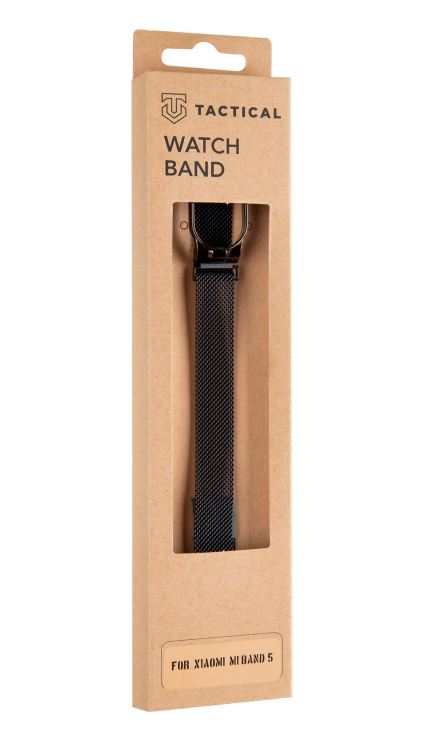 Обложка книги «Tactical 660 Loop Magnetic Steel Band for Xiaomi Mi Band 5/6 Black»