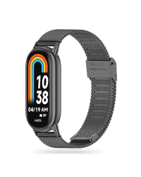 Tech-Protect MilaneseBand strap for Xiaomi Smart Band 8 | 8 NFC - black