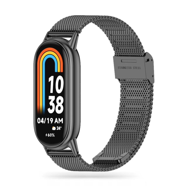 Обложка книги «Tech-Protect MilaneseBand strap for Xiaomi Smart Band 8 | 8 NFC - black»