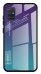Fusion Gradient Glass Back Case Силиконовый чехол для Samsung A515 Galaxy A51 Фиолетовый - Зеленый