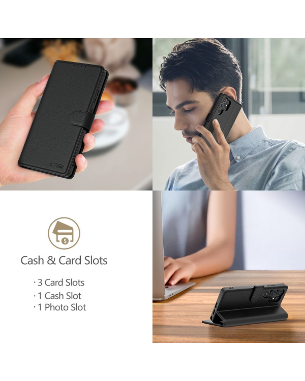 Дополнительное изображение книги «TECH-PROTECT WALLET XIAOMI REDMI NOTE 14 4G | LTE MATTE BLACK»