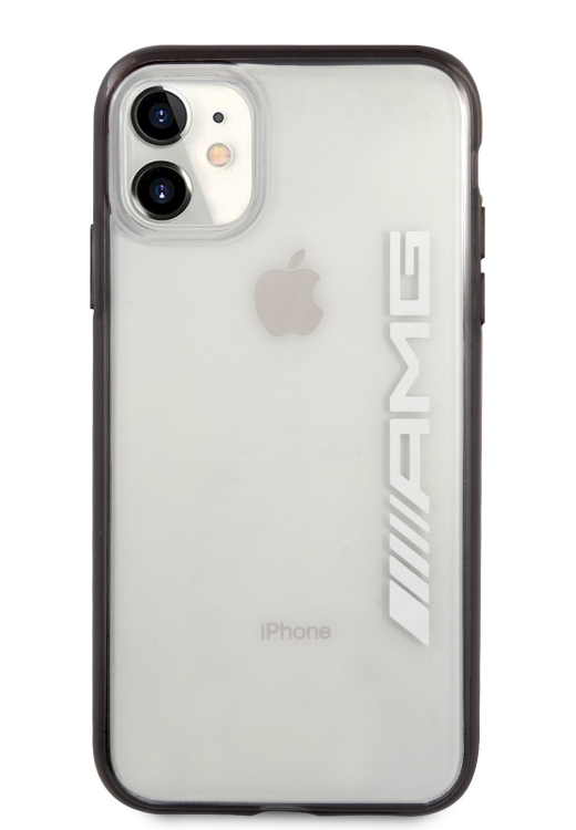 Обложка книги «AMHCN61AESLBK AMG Mettalic Black Edges Case for iPhone 11 Transparent»