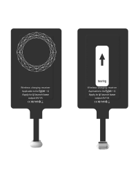 Choetech Adapter for Wireless Charging Qi USB Type C Induction Insert black (WP-TYPEC)