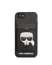 KLHCI8CSKCBK Karl Lagerfeld CardSlot Cover for iPhone 7/8/SE 2020 Black