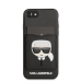 Обложка книги «KLHCI8CSKCBK Karl Lagerfeld CardSlot Cover for iPhone 7/8/SE 2020 Black»