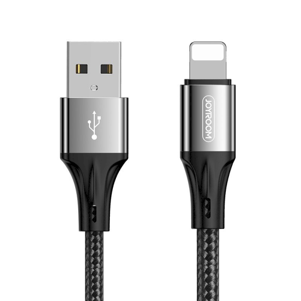 Обложка книги «Joyroom USB - Lightning cable 3 A 0,2 m black (S-0230N1)»