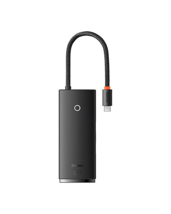 Хаб Baseus OS Lite 6-Port (Type-C to HDMI+USB3.0*2+PD+SD|TF) (черный