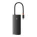 Хаб Baseus OS Lite 6-Port (Type-C to HDMI+USB3.0*2+PD+SD|TF) (черный