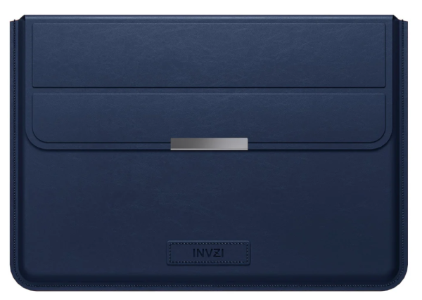 Кожаный чехол INVZI | Обложка с функцией подставки для MacBook Pro|Air 15"|16" (синий) Кожаный чехол INVZI | Обложка с функцией подставки для MacBook Pro|Air 15"|16" (синий)