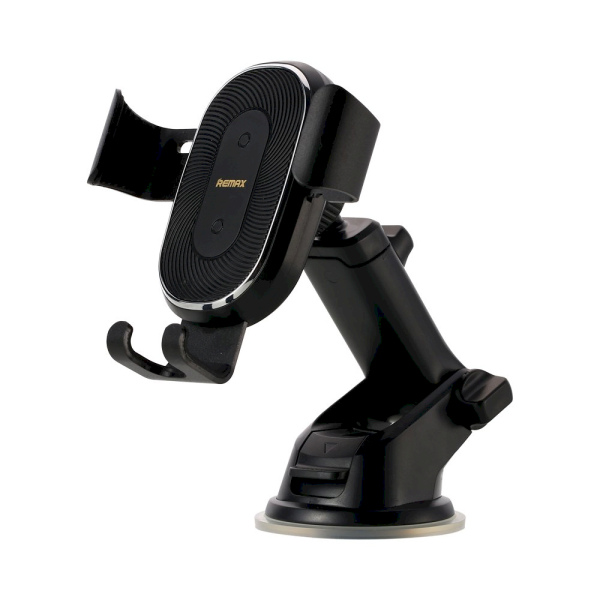 Remax Wireless Qi Charger 10W Gravity Car Mount Phone Holder with Adjustable Arm black (RM-C37)