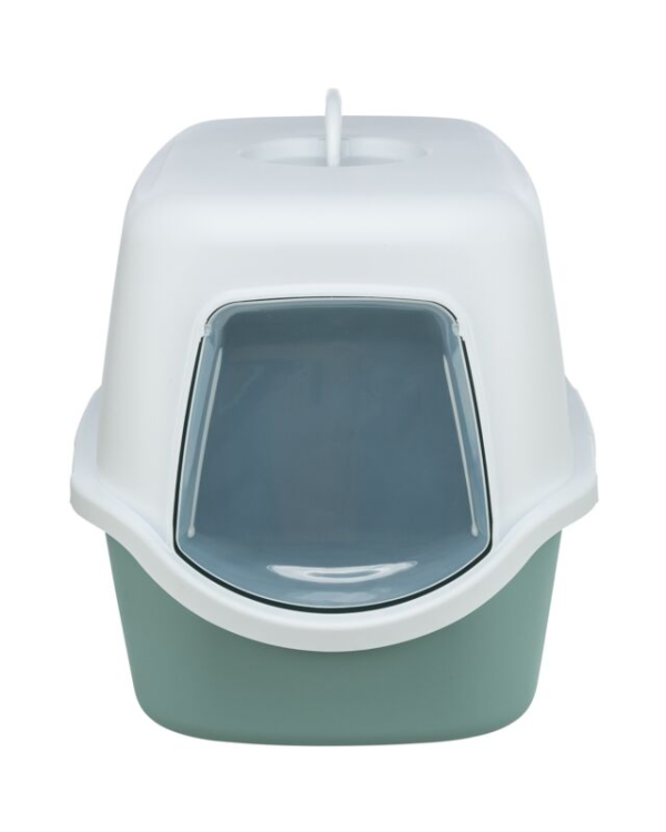 Закрытый лоток для кошачьего туалета - Лоток для кошачьего туалета Trixie Vico, с капюшоном, 40 × 40 × 56 см
