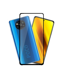 Fusion Full Glue 5D Tempered Glass Защитное стекло для экрана Xiaomi Poco X3 / X3 Pro Черное