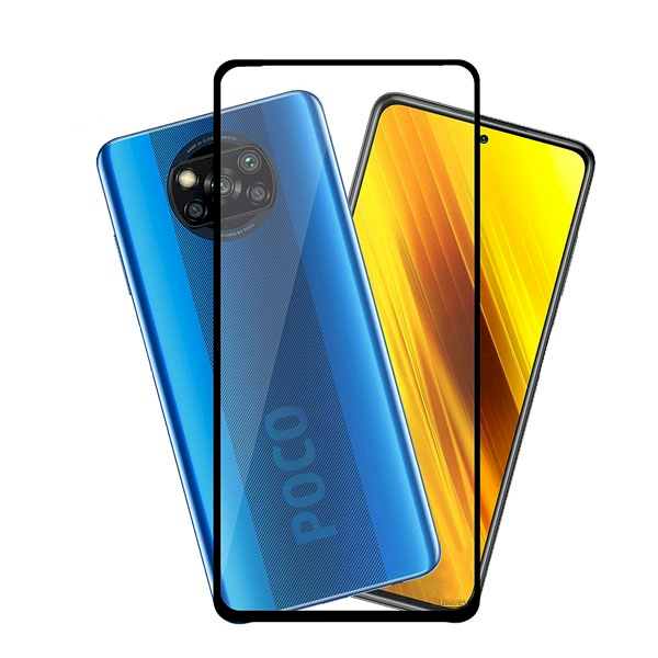 Fusion Full Glue 5D Tempered Glass Защитное стекло для экрана Xiaomi Poco X3 / X3 Pro Черное