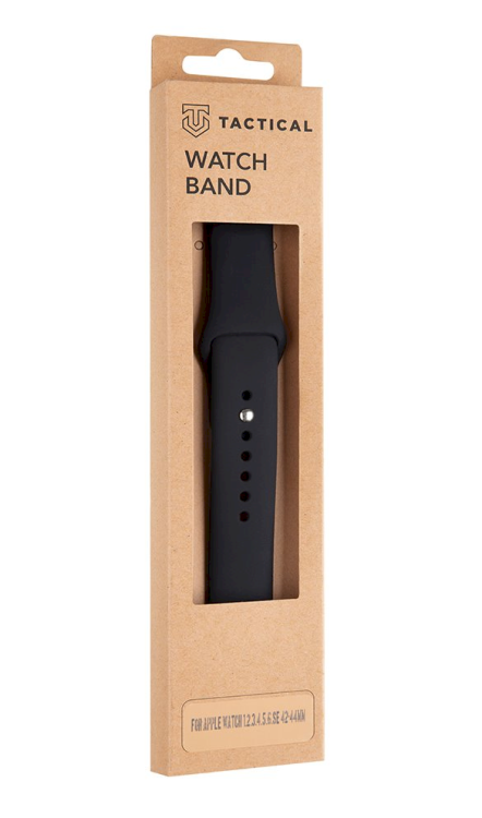 Обложка книги «Tactical 488 Silicone Band for Apple iWatch 1/2/3/4/5/6/7/SE 42/44/45mm Black»