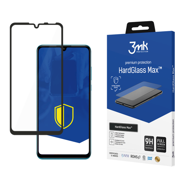 Обложка книги «Huawei P30 Lite Black - 3mk HardGlass Max™ screen protector»