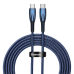 USB-C cable for USB-C Baseus Glimmer Series, 100W, 2m (Blue)